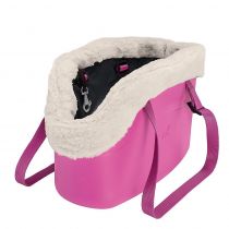 М'яка сумка-переноска Ferplast With-Me Bag Winter Purple для дрібних собак до 8 кг, пурпурна, 43.5×21.5×27 см