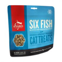 Ласощі Orijen 6 Fish Cat & Kitten зі смаком риби для котів всіх порід і вікових груп, 35 г