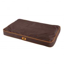 Подушка з міцного матеріалу Ferplast Polo 65 Cushion Brown для собак, коричнева, 65×40×8 см