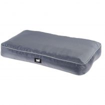 Подушка з міцного матеріалу Ferplast Polo 65 Cushion Grey для собак, сіра, 65×40×8 см