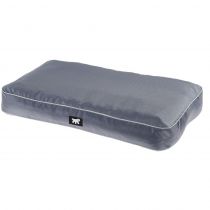 Подушка з міцного матеріалу Ferplast Polo 95 Cushion Grey для собак, сіра, 95×60×8 см
