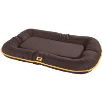 Подушка з бортиками Ferplast Oscar 80 Cushion Brown для собак, міцна тканина, коричнева, 80×60×11 см