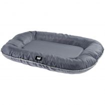 Подушка з бортиками Ferplast Oscar 80 Cushion Grey для собак, міцна тканина, сіра, 80×60×11 см