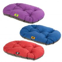 Подушка-підстилка Ferplast Relax 100/12 Purple-Blue-Red для котів і собак, 100×63 см