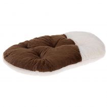 Хутряна подушка Ferplast Relax 45/2 Soft Brown для котів і собак, коричнева, 43×30 см