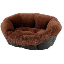 Подушка Ferplast Spare Sofa 6 Soft до лежанки Sofa для котів і собак, коричневий, 62×45 см