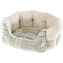 Хутряний диван Ferplast Etoile 2 Green Cushion для собак і котів, 45×46×20 см