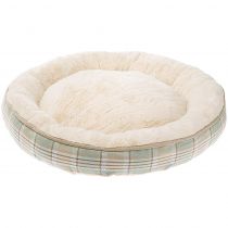 Матрац Ferplast Lagoon 60 Green Dogbed з екологічно чистого хутра для собак і котів, 60×12 см