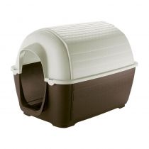 Пластикова будка Ferplast Kenny 03 Plastic Kennel для собак у формі голку, 60x89x60 см