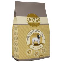 Сухий корм Araton Adult All Breeds Salmon&Rice для собак вагою від 5 до 60 кг, 15 кг