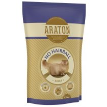 Сухий корм Araton Adult No Hairball для котів для усунення болю в кишечнику вагою від 1 до 8 кг, 1.5 кг