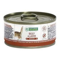 Консерва Natures Protection Adult Beef & Lamb для дорослих котів, 100 г