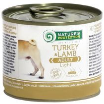 Консерва Natures Protection Adult Light Turkey&Lamb для дорослих собак, 200 г