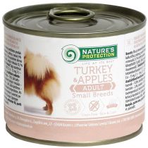 Консерва Natures Protection Adult Small Breeds Turkey&Apples для дорослих собак, 200 г