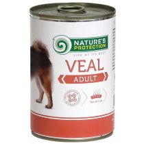 Консерва Natures Protection Adult Veal для дорослих собак, 400 г