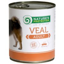 Консерва Natures Protection Adult Veal для дорослих собак, 800 г