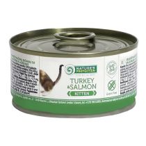 Консерва Natures Protection Kitten Turkey&Salmon для кошенят, 100 г