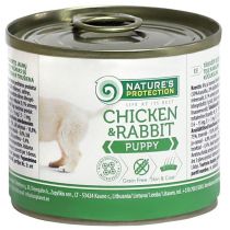 Консерва Natures Protection Puppy chicken&rabbit для цуценят, 200 г