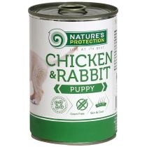 Консерва Natures Protection Puppy chicken&rabbit для цуценят, 400 г