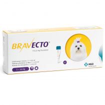 Краплі Bravecto Spot On від бліх і кліщів для собак малих порід вагою від 2 до 4,5 кг, 1 піпетка, 112,5 мл