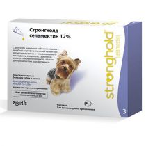 Краплі Zoetis Stronghold 12% від бліх і кліщів у собак вагою від 2.5 до 5 кг, 0.25 мл, ціна за 1 піпетку