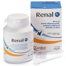 Порошок Candioli Renal N при хронічній нирковій недостатності для котів і собак, 70 г