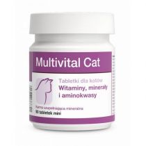 Таблетки Dolfos Multivital Cat для заповнення недоліків мінералів, вітамінів для котів, 90 табл