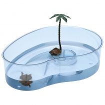 Пластикова чаша Ferplast Turtle Bowl Arricot Transparent Blue для черепах