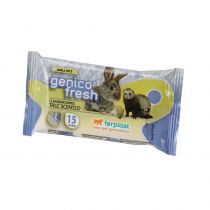 Очищаючі серветки Ferplast Genico Fresh Rodent Talc для гризунів, x15