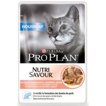 Консерва Purina Pro Plan Cat Nutrisavour Housecat для котів, з лососем, 85 г