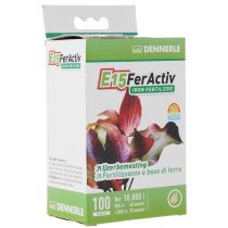 Добриво тривалої дії Dennerle E15 FerActiv для всіх акваріумних рослин в таблетках, 100 шт.
