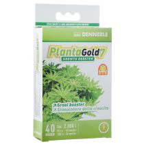 Стимулятор росту Dennerle PlantaGold 7 для всіх акваріумних рослин в капсулах, 40 шт.