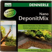 Спеціальна грунтова підгодівля Dennerle Nano Deponit Mix для міні-акваріумів. Готова суміш, 1 кг