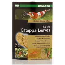 Листя мигдалевого дерева Dennerle Nano Catappa Leaves, для креветок, 12 шт