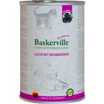 Вологий корм Baskerville Super Premium Lachs Mit Brombeeren для кошенят, лосось з ожиною, 400 г