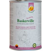 Вологий корм Baskerville Holistic Rind und Lachs для собак, качка і кабан з гарбузом і зеленню, 400 г