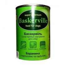 Вологий корм Baskerville для собак, баранина з картоплею і гарбузом, 400 г