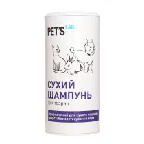 Сухий шампунь Pet`s Lab для собак, котів, гризунів, 180 г