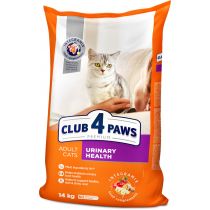 Сухий корм Клуб 4 Лапи Urinary Health Premium підтримка сечовидільної системи для дорослих котів, 14 кг