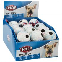 Набір шипованих м'ячів на канаті Trixie для собак, 6 см, 30 см, гума, упаковка 24 шт.