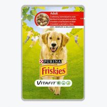 Вологий корм Purina Friskies для собак, шматочки в підливі з яловичиною і картоплею, 100 г