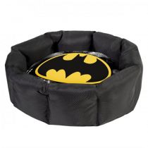 Лежанка Waudog Relax для собак, розмір S, зі змінною подушкою, малюнок "Бетмен 2", 45×34×17 см