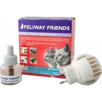 Дифузор Ceva Feliway Friends + змінний блок для зняття стресу і корекції поведінки у кішок, 48 мл