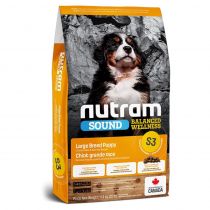 Сухий корм S3 Nutram Sound Balanced Wellness Puppy для цуценят великих порід, з куркою і вівсянкою, 11.4 кг