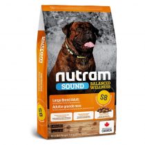 Сухий корм S8 Nutram Sound Balanced Wellness Large Breed для дорослих собак великих порід, з куркою, 11.4 кг