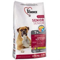 Сухий корм 1st Choice Senior Sensitive Skin&Coat Lamb&Fish для літніх собак, з ягням і рибою, 2.72 кг