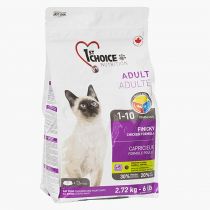 Сухий корм 1st Choice Adult Finicky Chicken для активних котів, з куркою і фініками, 2.72 кг