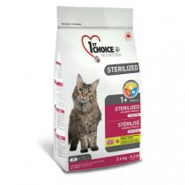 Сухий корм 1st Choice Sterilized Chicken для кастрованих котів і стерилізованих котів, з куркою, 10 кг