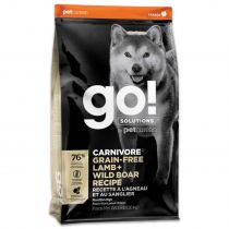 Сухий корм GO! Solutions Carnivore беззерновий, для собак і цуценят, з ягням і диким кабаном, 1.59 кг