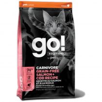 Сухий корм GO! Solutions Salmon & Cod беззерновий корм для кішок і кошенят, з лососем і тріскою, 1.36 кг